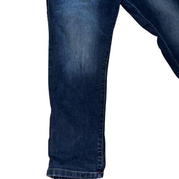 Isabel Maternity Skinny Fit Jeans With Over-Belly Panel Size 16/33R Blue Wash Ma - Picture 4 of 10